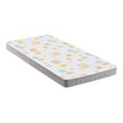 Colchão De Solteiro Com Espuma D20 78x188cm Inducol Cr452a Branco/cinza Branco/cinza