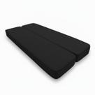 Colchão Dobrável Solteiro Duas Partes com Espuma Confortável, Ideal para Viagens, Camping e Ambientes Pequenos.
