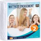 Colchão Encasement Utopia Bedding, impermeável, pacote duplo com 2