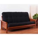 Colchão Futon Blazing Needles Renewal 7" totalmente preto
