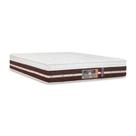 Colchão Híbrido Silver Star Air One Face Queen 158x198x32cm Marrom Colchões Castor