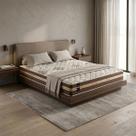 Colchão Indiana Casal Ortopédico Firme Espuma D33 Antialérgico Marrom 138x188 - King House