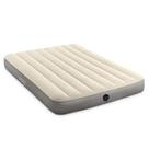 Colchão Inflável Casal Dura Beam Fiber Tech Queen Com Bomba Elétrica 110v Intex