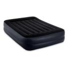 Colchão inflável pillow rest queen size intex bomba embutida
