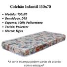 Colchão Juvenil Para Mini Cama Espuma Poliuretano Reforçado D18