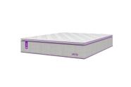 Colchão King Atrio Molas Ensacadas 193x203x34cm Espuma D28 Pillow Top Suporte 110kg por Pessoa Médio Firme Borda Extra Firme Malha Crystal Bege SmartZ