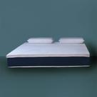 Colchão King Mola Ensacada Guldi Macio (25x193x203) e 2 Travesseiros Guldi Nasa Viscoelástico Azul e Branco Colchão King Mola Ensacada Guldi Macio (25x193x203) e 2 Travesseiros Guldi Nasa Viscoelástico Azul e Branco