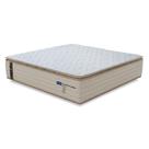 Colchão King Probel Molas Ensacadas Pillow Top 193x203x30cm Guarda Costas Genova Branco-bege Branco - Bege