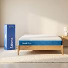 Colchão Luuna Blue, Espuma 21 cm com Bloqueio de Movimento, 10 Anos de Garantia