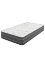 Colchão Molas Ensacadas 78x188x28 - Lateral Cinza PREMIUM