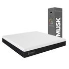 Colchão na Caixa Embalado a Vácuo Musk King Ortopédico 193X203 Espuma D28 Branco/Chumbo G90 - Gran Belo Colchão na Caixa Embalado a Vácuo Musk King Ortopédico 193X203 Espuma D28 Branco/Chumbo G90 - Gran Belo