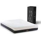 Colchão Na Caixa Queen Hybrid Premium King Star Cor Branco, Tecnologia Americana com 12 anos de Garantia