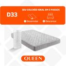 Colchão Ortopédico Queen de Espuma a Vácuo Inducol D33 158x198cm Cinza Colchão Ortopédico Queen de Espuma a Vácuo Inducol D33 158x198cm Cinza