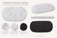 Colchão Oval Bebê Para Moisés 77x45x4cm Qualidade Superior Oferta Limitada Toque Macio e Conforto Ideal para RecémNascidos
