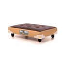 Colchão PET Cachorro / Gato Pequeno Castorpet Bed Marrom/Bege (40x60x12) - Castor Colchão PET Cachorro / Gato Pequeno Castorpet Bed Marrom/Bege (40x60x12) - Castor