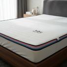Colchão Pillow Top Calsal King Espuma Premium D28 Dobrável 200x180x5cm Pratico p/ Viagens, Camping