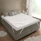 Colchão Pillow Top Casal 5cm de Altura, Super Macio com Toque Aconchegante em Fibra Siliconada 730g/m Tamanho 140x190cm