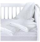 Colchão plano de berço impermeável QuickZip 100% algodão