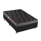 Colchão Polar D20 Class Pérola Preto+Cama Box 88x188