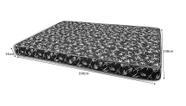 Colchão Queen 158 New York Preto D28 - 100% Espuma - 14x158x198