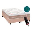 Colchão Queen c/ Vibro Massagem Molas Tecnopedic Premium Niponpedic (158x198x32) - Castor