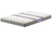 Colchão Queen Espuma D45 Guarda Costas Probel 20cm Branco/Cinza (158x198x20cm) Branco