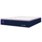 Colchão Queen Eurospring Molas Ensacadas 158x198x28cm D28 Pillow Top Suporte 120kg Firme Borda Extra Firme Malha Crystal Branco e Azul Smartz