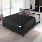 Colchão Queen Molas Ensacadas Prime Black 158x198x32cm New Flex Preto Suporta até 120Kg por Pessoa