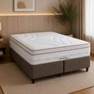 Colchão Queen Molas Maxspring American 158x198x33cm Herval Branco Colchão Queen Molas Maxspring American 158x198x33cm Herval Branco
