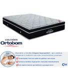 Colchão Queen Ortobom Elegant Superpocket Molas Ensacadas 158x198x28cm Bambu Fresh Confortável Linha Luxo