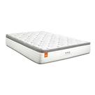 Colchão Queen Wave 158x198cm Molas Ensacadas Softgel Inducol Cr448c Branco Branco