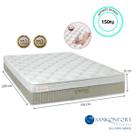 Colchão Sankonfort Strong King 193x203x32 - Molas Ensacadas - Linha Firme - Super Resistente