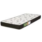 Colchao Solteiro 88x188 10 Cm Espuma D20 Antialergico e Antiacaro Cor Branco com Preto Colchao Solteiro 88x188 10 Cm Espuma D20 Antialergico e Antiacaro Cor Branco com Preto