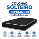 Colchão Solteiro 88x188x8cm Espuma D20 Padrão Colchonete 8cm de Altura Multiuso confortável Colchão Solteiro 88x188x8cm Espuma D20 Padrão Colchonete 8cm de Altura Multiuso confortável