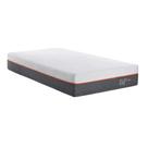 Colchão Solteiro Bed In A Box Enjoy Smartmax 88x188cm Espuma Mista Inducol Cr449a Branco/cinza Branco/cinza