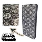 Colchão Solteiro D28 Preto Suporte Ideal para o Corpo Tecido Respirável e Higiênico Espuma de Alta Performance Espuma Firme Confortável e Resistente.