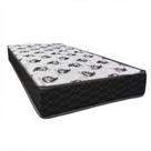 Colchão Solteiro D33 Extra Firme 88x188x19 Suporta 130kg Preto Com Branco