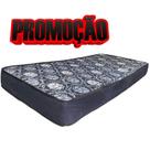 Colchão Solteiro Espuma D28 Preto 88x188 cm, Ideal para Ambientes com Espaço Reduzido.