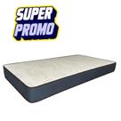 Colchão Solteiro Espuma D33 88x188x17cm Bege Solteiro Padrão Suporte Perfeito e Durabilidade Anatômico e Confortável Melhor Preço Custo Ortopédico.