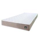 Colchão Solteiro Espuma D33 New Millenium 88x188x19cm Branco/Bege Hellen - Suporta até 120kg por Pessoa