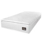 Colchão Solteiro Espuma D45 Lazio Pillow Top 88x188x24cm Branco Hellen-suporta Até 150 Kg Por Pessoa Branco