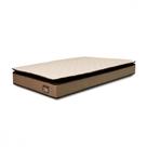 Colchão Solteiro Espuma D45 Pillow Top Dubai 88x188x24cm Caqui Hellen