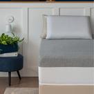 Colchão Solteiro Guldi Dream Mola Ensacada (30x88x188) com Travesseiro Guldi Soft Nasa Branco e Cinza Colchão Solteiro Guldi Dream Mola Ensacada (30x88x188) com Travesseiro Guldi Soft Nasa Branco e Cinza