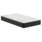 Colchão Solteiro King Hortensia D33 (24x108x198) Preto e Branco