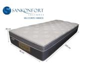 Colchão Solteiro King Sankonfort Sleep Fresh 96x203x30 - Molas Ensacadas C/ Pillow Top