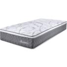 Colchão Solteiro Molas Ensacadas E Pillow Top De Espuma Viscoelástico 88x188x27cm - BF Colchões