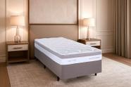 Colchão Solteiro Molas Ensacadas Herval 88cm Bali Pillow Top com EcoSpuma Cama Box