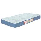 Colchão Solteiro Sleep Max Espuma D45 78x188x18cm Branco/Azul - Castor