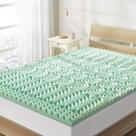Colchão Topper Mellow Memory Foam, 5 zonas, 1,5 polegadas, tamanho duplo Colchão Topper Mellow Memory Foam, 5 zonas, 1,5 polegadas, tamanho duplo