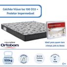 Colchão Viúva Ortobom Iso 100 D33 128x188x18 Acompanha Protetor Impermeável Firme e Confortável Colchão Viúva Ortobom Iso 100 D33 128x188x18 Acompanha Protetor Impermeável Firme e Confortável
